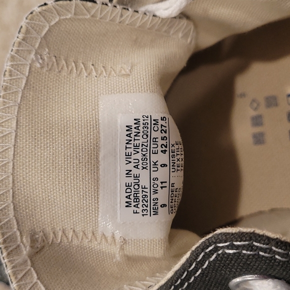 Converse men size 9 hunter green - Picture 2 of 3